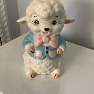 Cute as a Lamb bank but not a piggy bank.